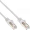 InLine® Patchkabel, SF/UTP, Cat.5e, weiß, 0,3m, weiß