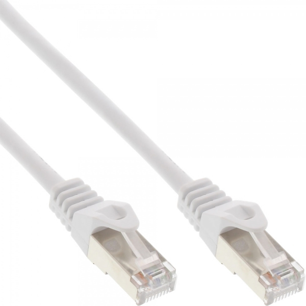 InLine® Patchkabel, SF/UTP, Cat.5e, weiß, 0,3m, weiß InLine® Patchkabel, SF/UTP, Cat.5e, weiß, 0,3m, weiß