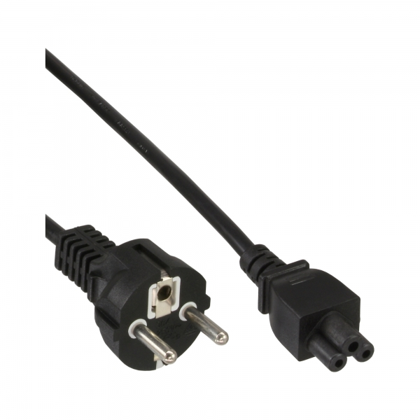 InLine® Netzkabel für Notebook, 3pol Kupplung, schwarz, 5m, schwarz InLine® Netzkabel für Notebook, 3pol Kupplung, schwarz, 5m, schwarz