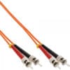 InLine® LWL Duplex Kabel, ST/ST, 50/125µm, OM2, 3m, orange InLine® Crossover Patchkabel, F/UTP, Cat.5e, grau, 10m