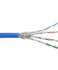 InLine® Patchkabel Cat.6 S/FTP (PiMf), blau, AWG27, PVC, CU, 100m, blau