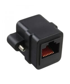 Alternative view of InLine® Patchkabelkupplung Cat.5e, UTP, 2x RJ45 Buchse, zum Einbau, schwarz