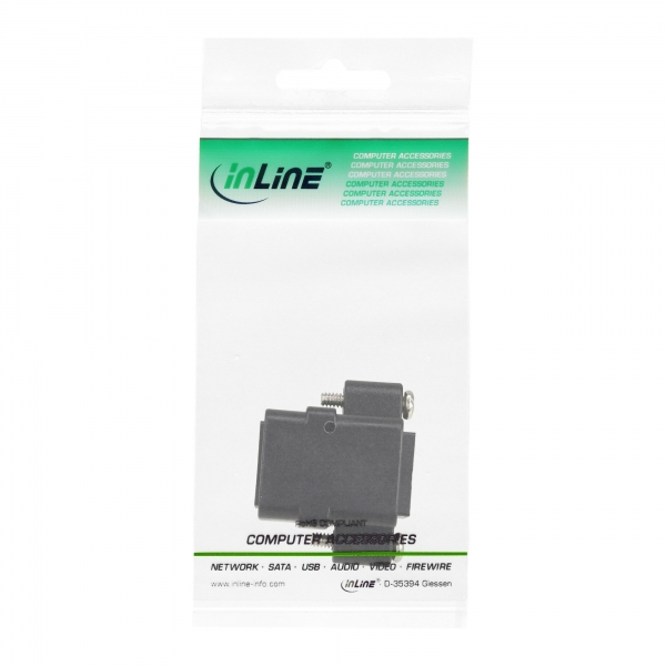 InLine® Patchkabelkupplung Cat.5e, UTP, 2x RJ45 Buchse, zum Einbau, schwarz InLine® Patchkabelkupplung Cat.5e, UTP, 2x RJ45 Buchse, zum Einbau, schwarz – Bild 3