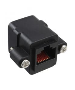 InLine® Patchkabelkupplung Cat.5e, UTP, 2x RJ45 Buchse, zum Einbau, schwarz