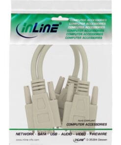 Alternative view of InLine® VGA Y-Adapterkabel, VGA Stecker auf 2x VGA Buchse, beige