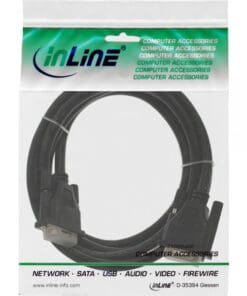 Alternative view of InLine® DVI-D Kabel, digital 24+1 Stecker / Stecker, Dual Link, 5m, schwarz