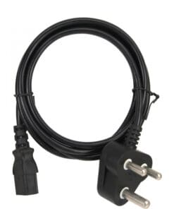 Alternative view of InLine® Netzkabel, Netzstecker Südafrika 10A Typ M auf Kaltgerätestecker C13, 1,8m, schwarz
