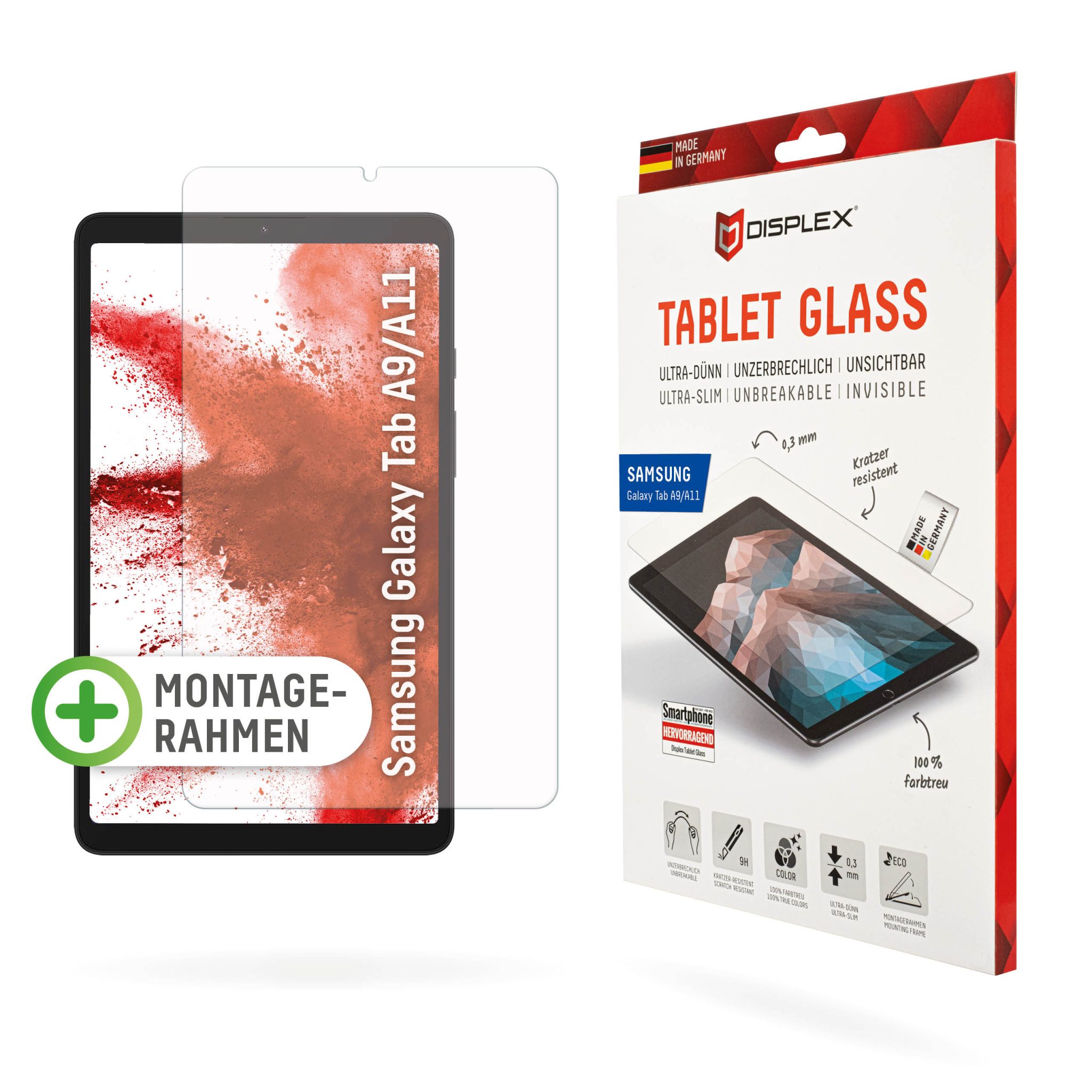 DISPLEX Panzerglas Samsung Galaxy Tab A9/A11 DISPLEX Panzerglas Samsung Galaxy Tab A9/A11