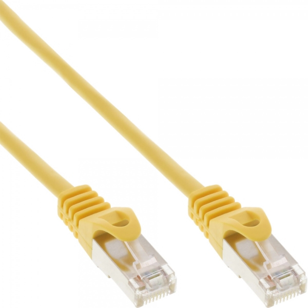InLine® Patchkabel, SF/UTP, Cat.5e, gelb, 0,25m, gelb InLine® Patchkabel, SF/UTP, Cat.5e, gelb, 0,25m, gelb