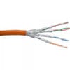 InLine® Patchkabel Cat.6 S/FTP (PiMf), orange, AWG27, PVC, CU, 100m, orange