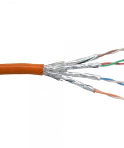InLine® Patchkabel Cat.6 S/FTP (PiMf), orange, AWG27, PVC, CU, 100m, orange