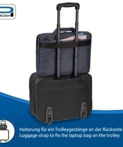 PEDEA Notebooktasche "ELEGANCE" 39,6cm (15,6"), grau + Maus – Bild 6