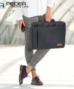 PEDEA Notebooktasche "ELEGANCE" 39,6cm (15,6"), grau + Maus – Bild 8