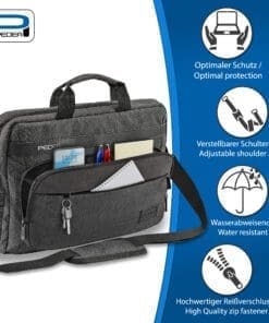 PEDEA Laptoptasche URBAN compact 43,9cm (17,3"), grau