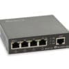 Der PoE+ Gigabit-Ethernet-Smart-Managed-Plus-Switch NETGEAR GS305EP mit 4 PoE + -Ports und einem PoE-Gesamtbudget von 63 W für die Stromversorgung von PoE-Anwendungen wie VoIP-Telefonen, IP Überwachungskameras, drahtlosen Zugangspunkten und mehr. GS305EP enthält grundlegende und erweiterte Netzwerkverwaltungsfunktionen, um die Leistung von Unternehmensnetzwerken zu optimieren. Die Verwaltung ist auch über die benutzerfreundliche Webbrowser-basierte Verwaltungs-GUI flexibel. Zu den grundlegenden Verwaltungsfunktionen gehören VLANs, QoS und IGMP Snooping. Zu den erweiterten Verwaltungsfunktionen gehören die erweiterte PoE-Steuerung pro Port und die unterbrechungsfreie PoE.