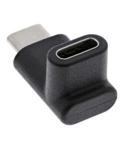 Alternative view of USB 3.1 Adapter, Typ C Stecker an C Buchse, oben/unten gewinkelt (Gen.2), schwarz