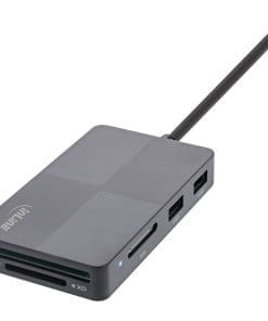 Alternative view of InLine® USB 3.2 Multi Cardreader Hub, SD/TF/MS/XD/CF, 3-Port USB-A, Dual