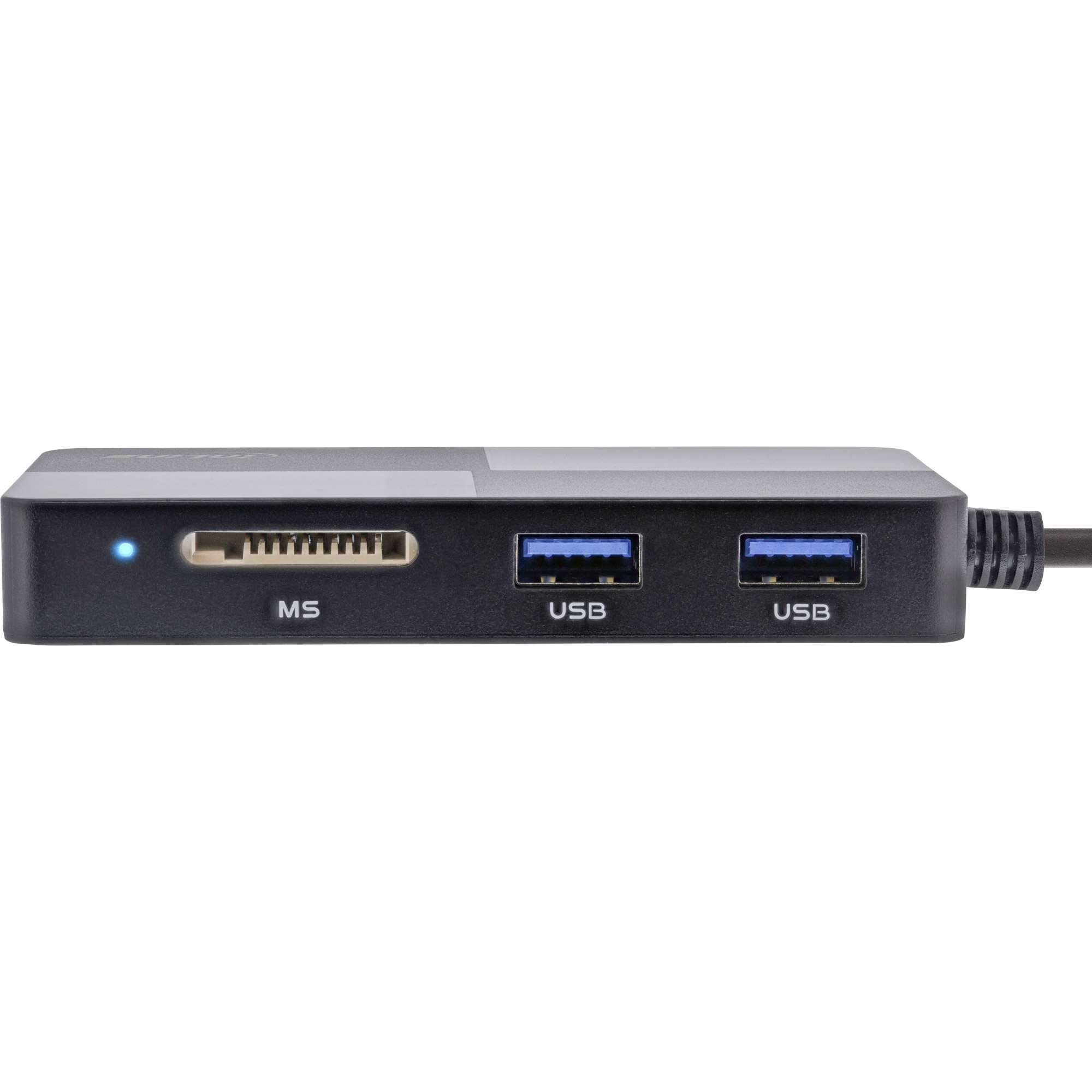 InLine® USB 3.2 Multi Cardreader Hub, SD/TF/MS/XD/CF, 3-Port USB-A, Dual InLine® USB 3.2 Multi Cardreader Hub, SD/TF/MS/XD/CF, 3-Port USB-A, Dual – Bild 5