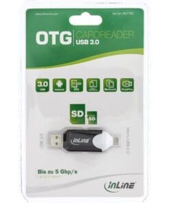 InLine® USB3.0 Dual Cardreader, USB A und Micro-USB 2.0 für SDXC und microSDXC, Android (OTG) und PC InLine® USB3.0 Dual Cardreader, USB A und Micro-USB 2.0 für SDXC und microSDXC, Android (OTG) und PC – Bild 3