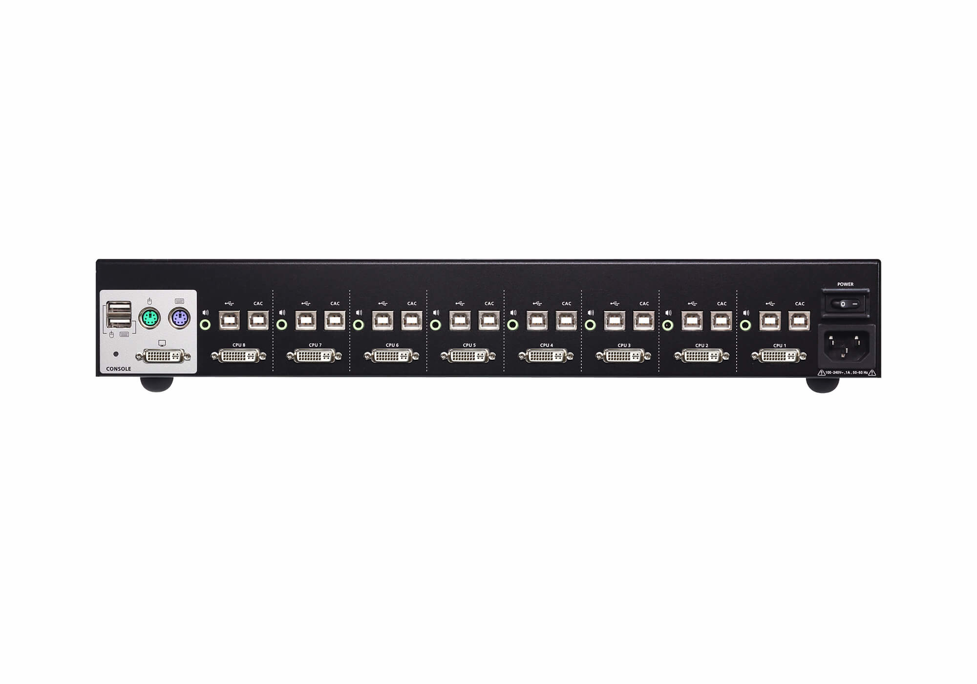 ATEN CS1188D KVM Secure Switch, 8-fach, DVI, USB, Audio ATEN CS1188D KVM Secure Switch, 8-fach, DVI, USB, Audio – Bild 2