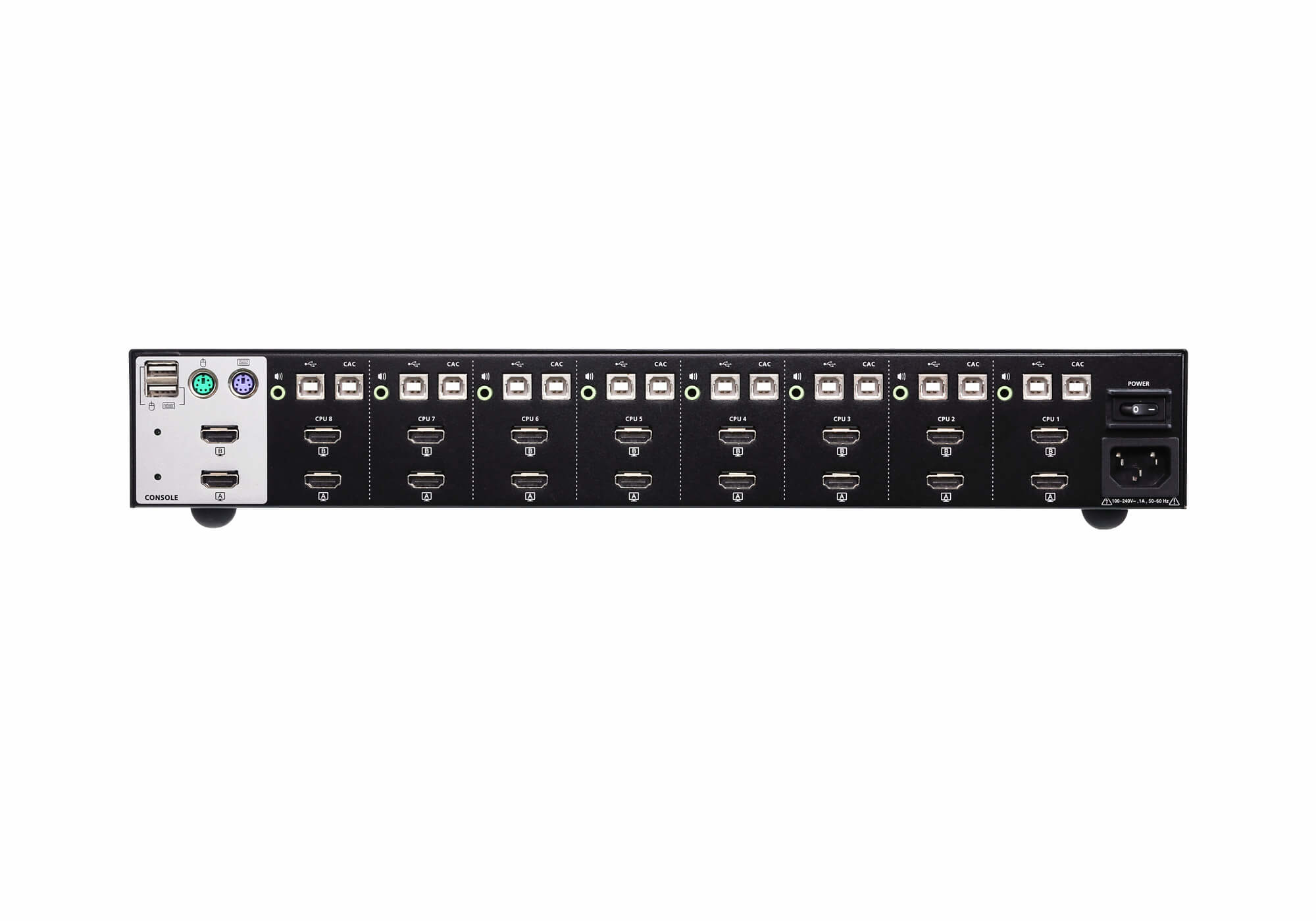 ATEN CS1148H KVM Secure Switch, 8-fach, HDMI Dual Display, USB, Audio ATEN CS1148H KVM Secure Switch, 8-fach, HDMI Dual Display, USB, Audio – Bild 2
