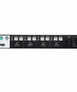 Alternative view of ATEN CS1184H KVM Secure Switch, 4-fach, HDMI, USB, Audio