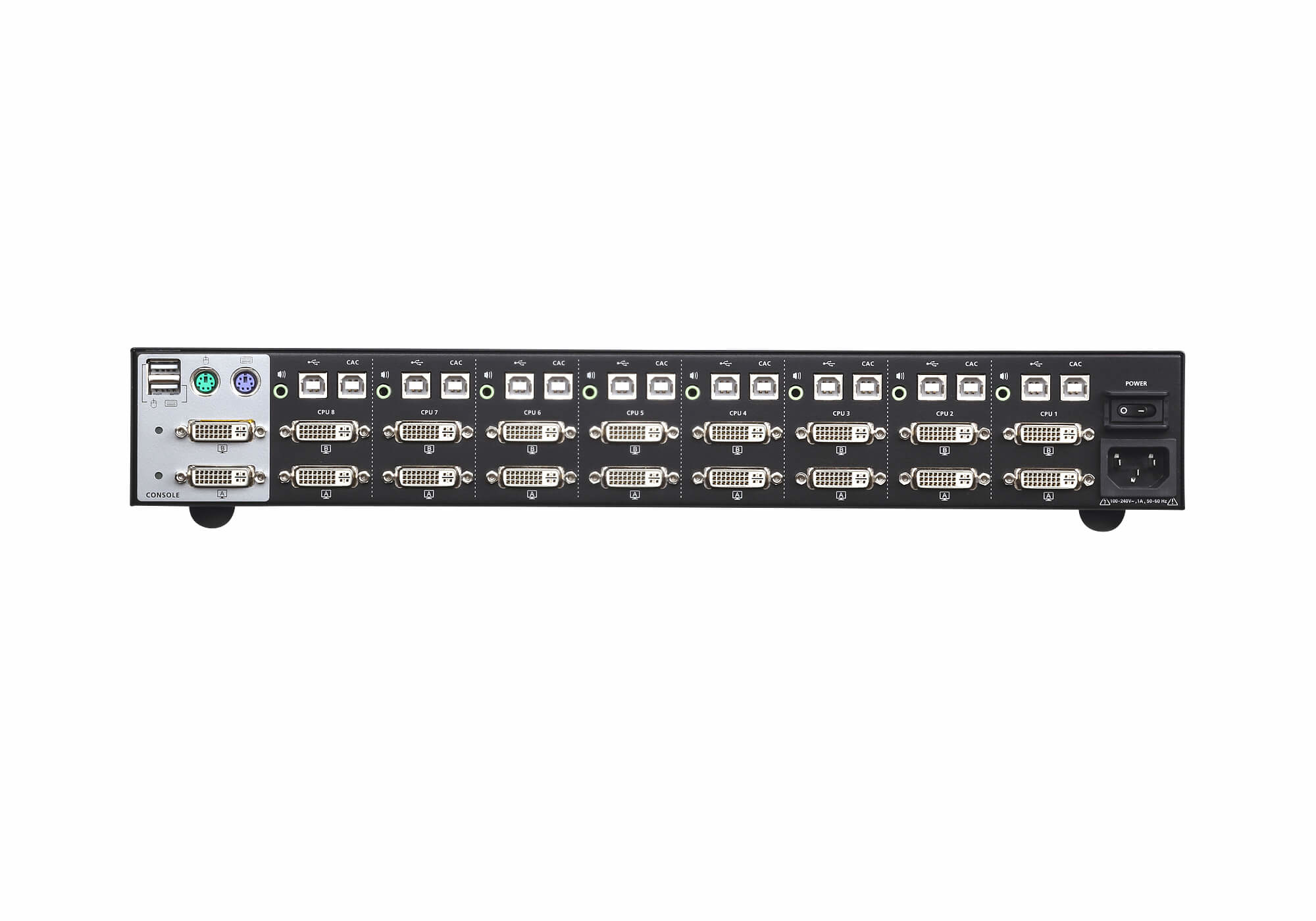 ATEN CS1148D KVM Secure Switch, 8-fach, DVI Dual Display, USB, Audio ATEN CS1148D KVM Secure Switch, 8-fach, DVI Dual Display, USB, Audio – Bild 2