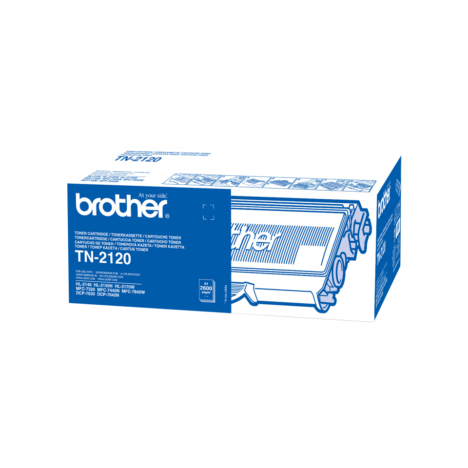 Brother Toner TN-2120 Jumbo (ca. 2600 Seiten) Brother Toner TN-2120 Jumbo (ca. 2600 Seiten) – Bild 2