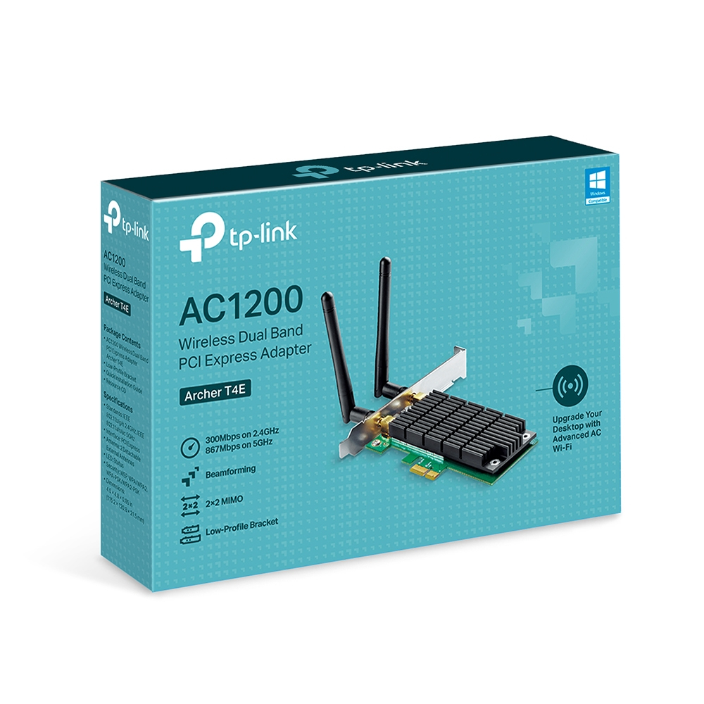 TP-Link Archer T4E AC1200 Wi-Fi PCI Express Adapter TP-Link Archer T4E AC1200 Wi-Fi PCI Express Adapter – Bild 6