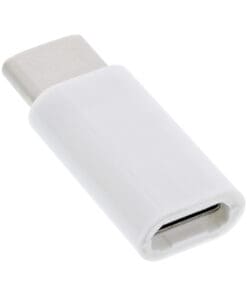 Alternative view of InLine® USB 2.0 Adapter, USB Typ-C Stecker auf Micro-USB Buchse, schwarz