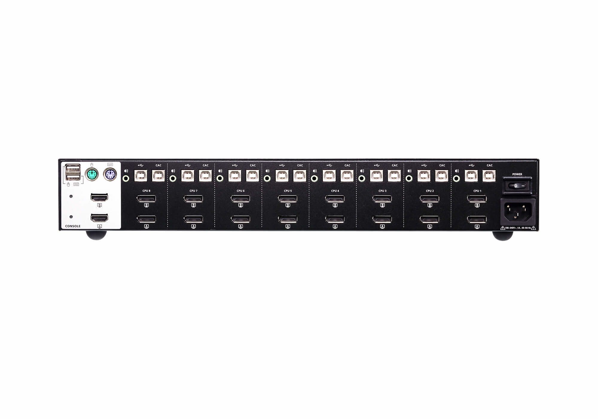 ATEN CS1148DP KVM Secure Switch, 8-fach, DisplayPort Dual Display, USB, Audio ATEN CS1148DP KVM Secure Switch, 8-fach, DisplayPort Dual Display, USB, Audio – Bild 2