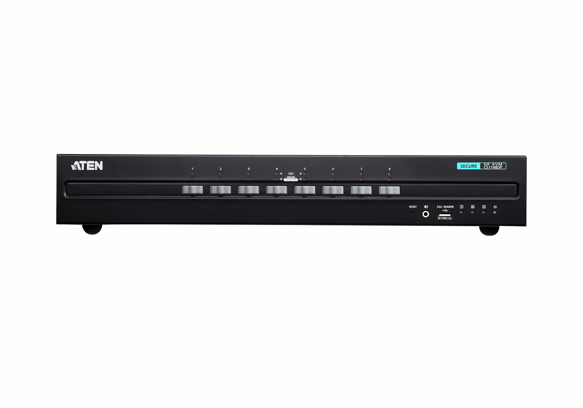 ATEN CS1148DP KVM Secure Switch, 8-fach, DisplayPort Dual Display, USB, Audio ATEN CS1148DP KVM Secure Switch, 8-fach, DisplayPort Dual Display, USB, Audio