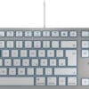 CHERRY KC 6000 SLIM MAC USB-Tastatur silber Ultra flaches Design-Keyboard kabelgebunden