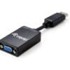 equip Display Port to VGA Converter M/F, black Der equip Mini DisplayPort zu HDMI-Adapter ist die kostengünstigste Wahl für Sie, um Ihre DisplayPort- und HDMI-Schnittstellen zu überbrücken. Bestehend aus hochwertigen Materialien, verbindet dieser Adapter die DisplayPort-fähigen Geräte wie PC und Laptop mit einem HDMI-fähigen Display oder umgekehrt. Sie benötigen keinen weiteren Bildschirm.