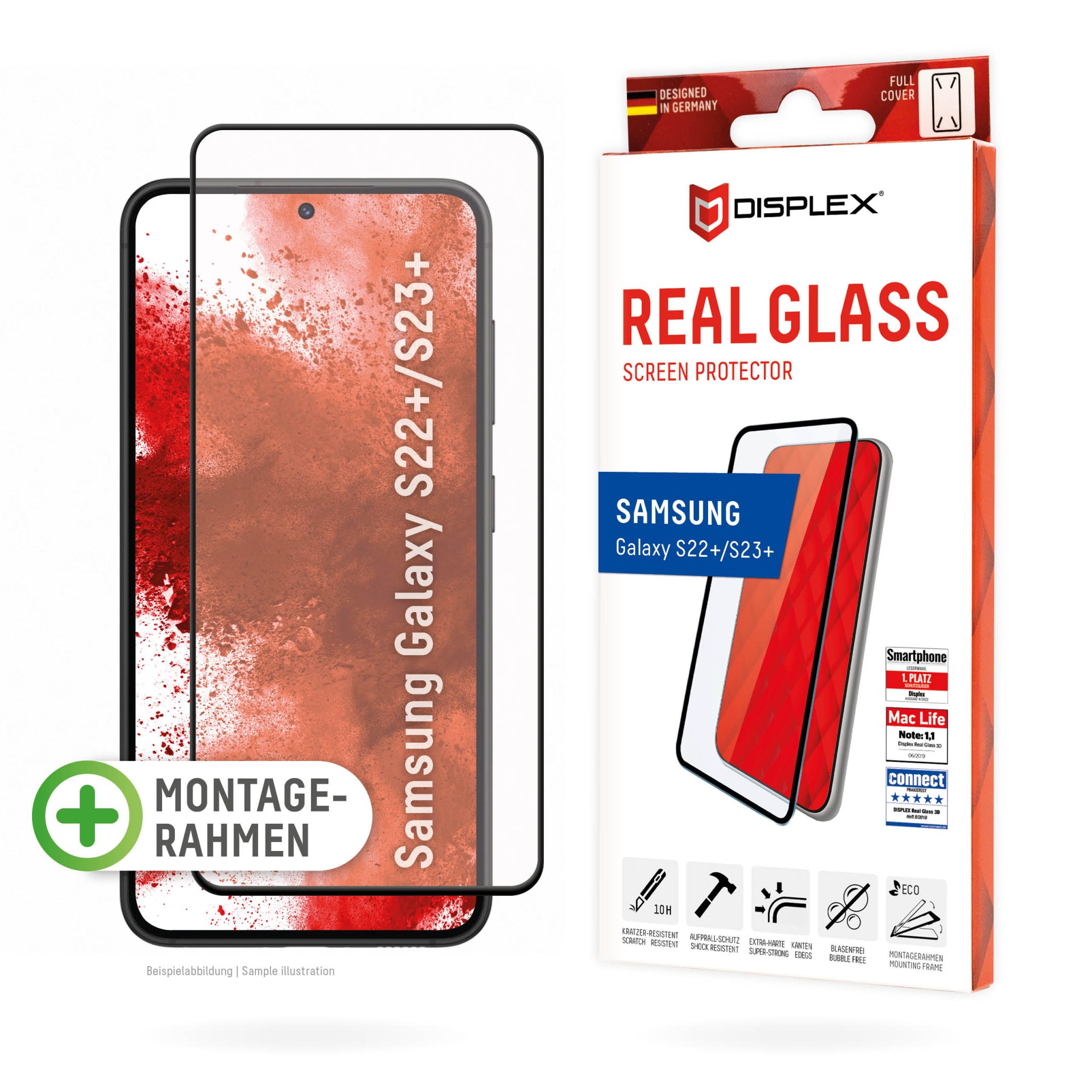 DISPLEX Panzerglas 10H vollflächig für Samsung Galaxy S22+/S23+ DISPLEX Panzerglas 10H vollflächig für Samsung Galaxy S22+/S23+