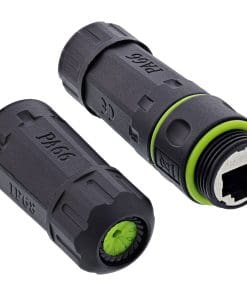 InLine® Patchkabelkupplung Cat.6A, IP68, 2x RJ45 Buchse, geschirmt, M20
