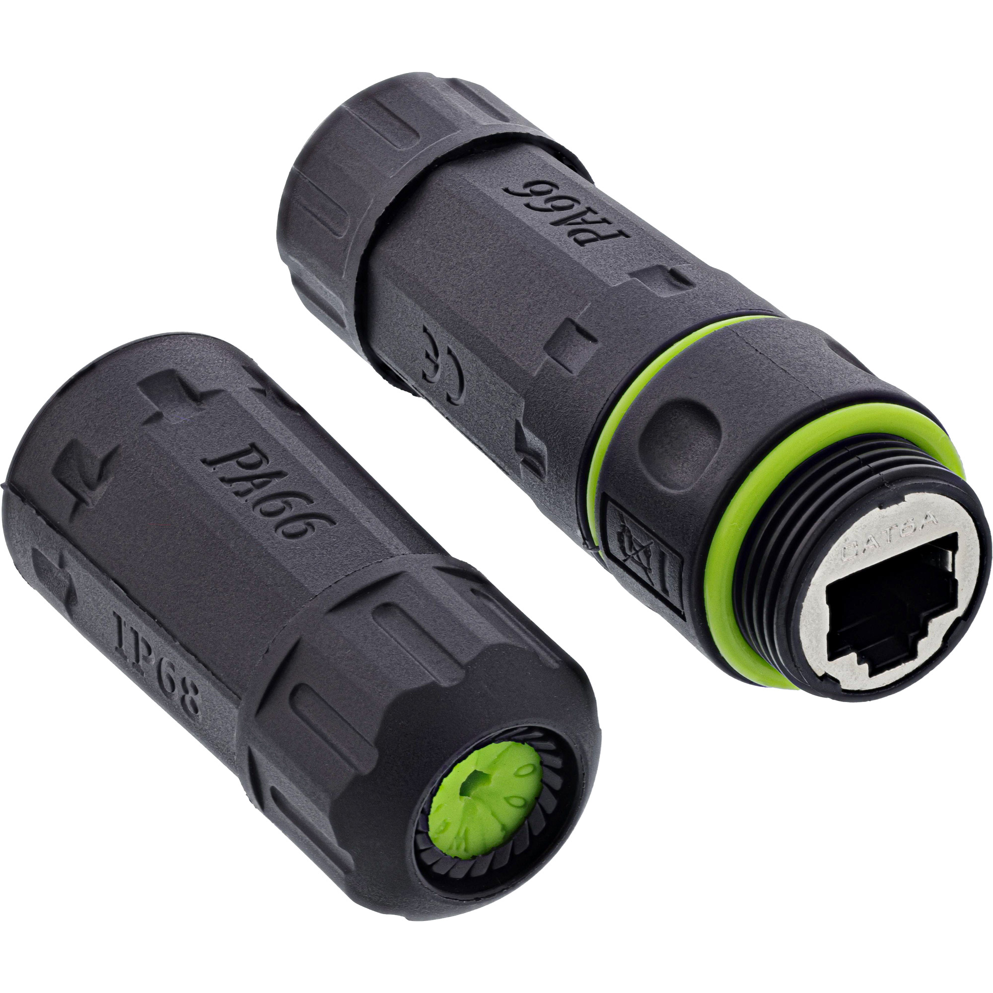 InLine® Patchkabelkupplung Cat.6A, IP68, 2x RJ45 Buchse, geschirmt, M20 InLine® Patchkabelkupplung Cat.6A, IP68, 2x RJ45 Buchse, geschirmt, M20