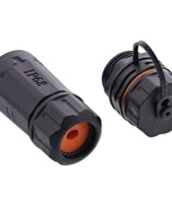Alternative view of InLine® Patchkabelkupplung Set Cat.6A, wasserdicht IP68, Kupplung für industrielle Anwendungen, mit Staubkappe