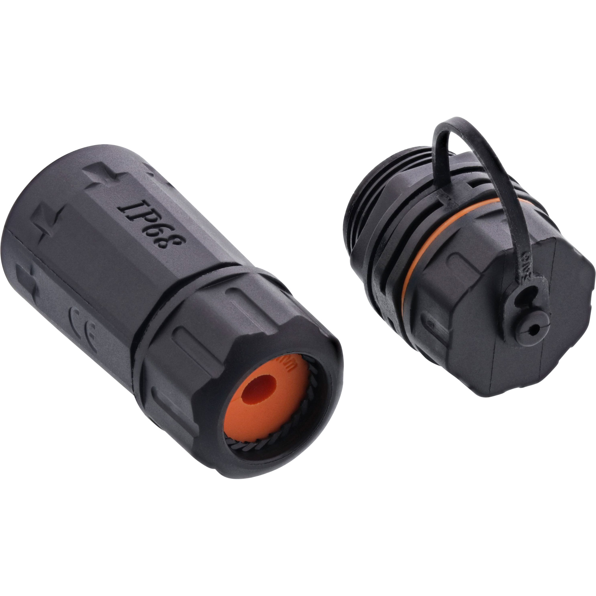InLine® Patchkabelkupplung Set Cat.6A, wasserdicht IP68, Kupplung für industrielle Anwendungen, mit Staubkappe InLine® Patchkabelkupplung Set Cat.6A, wasserdicht IP68, Kupplung für industrielle Anwendungen, mit Staubkappe – Bild 2