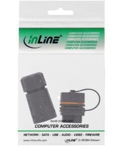 InLine® Patchkabelkupplung Set Cat.6A, wasserdicht IP68, Kupplung für industrielle Anwendungen, mit Staubkappe InLine® Patchkabelkupplung Set Cat.6A, wasserdicht IP68, Kupplung für industrielle Anwendungen, mit Staubkappe – Bild 3