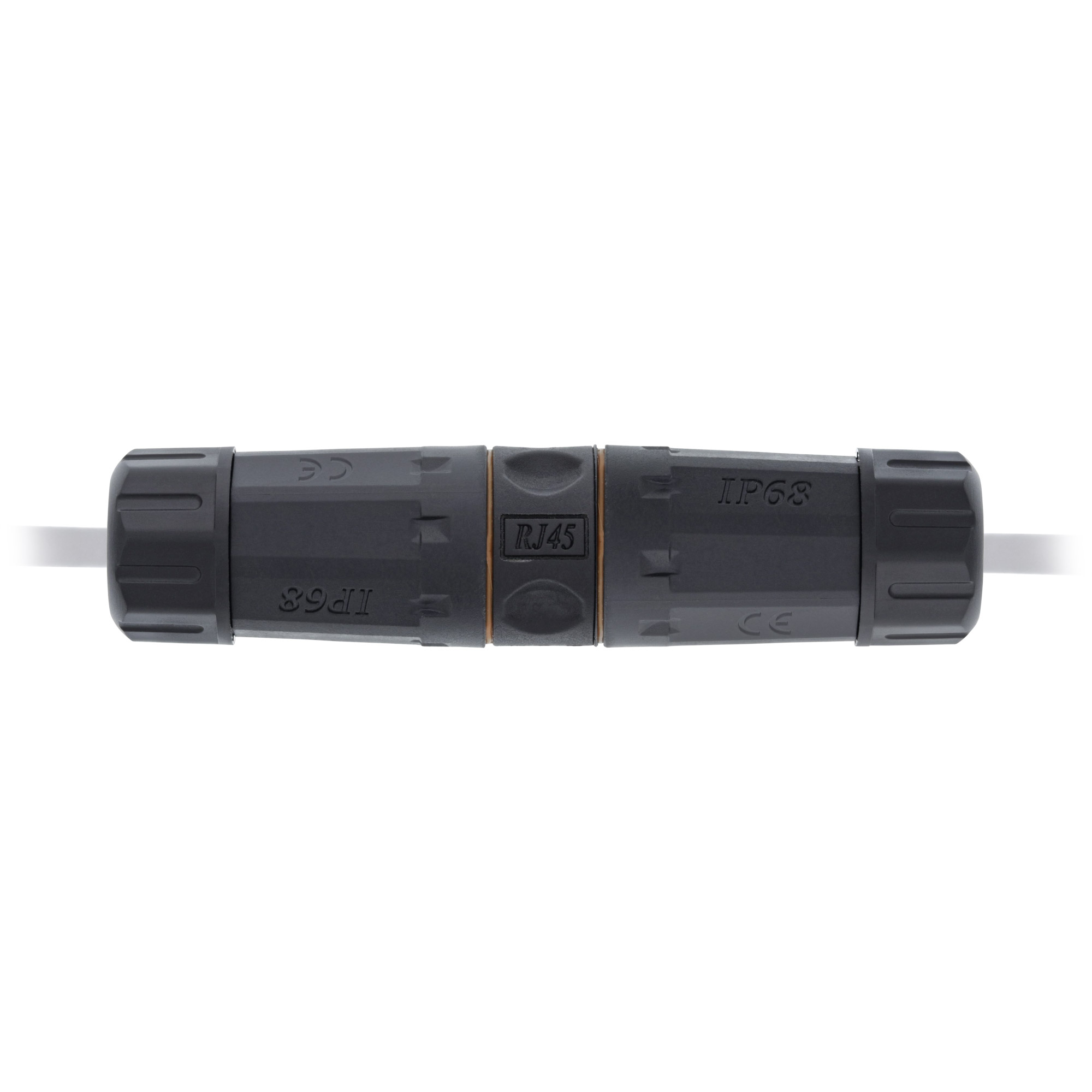 InLine® Patchkabelkupplung Cat.6A, wasserdicht IP68, 2x RJ45 Buchse, geschirmt InLine® Patchkabelkupplung Cat.6A, wasserdicht IP68, 2x RJ45 Buchse, geschirmt