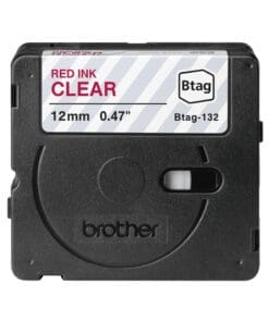 Alternative view of Brother Schriftband BTAG-132 Rot auf Transparent 12 mm x 4 m