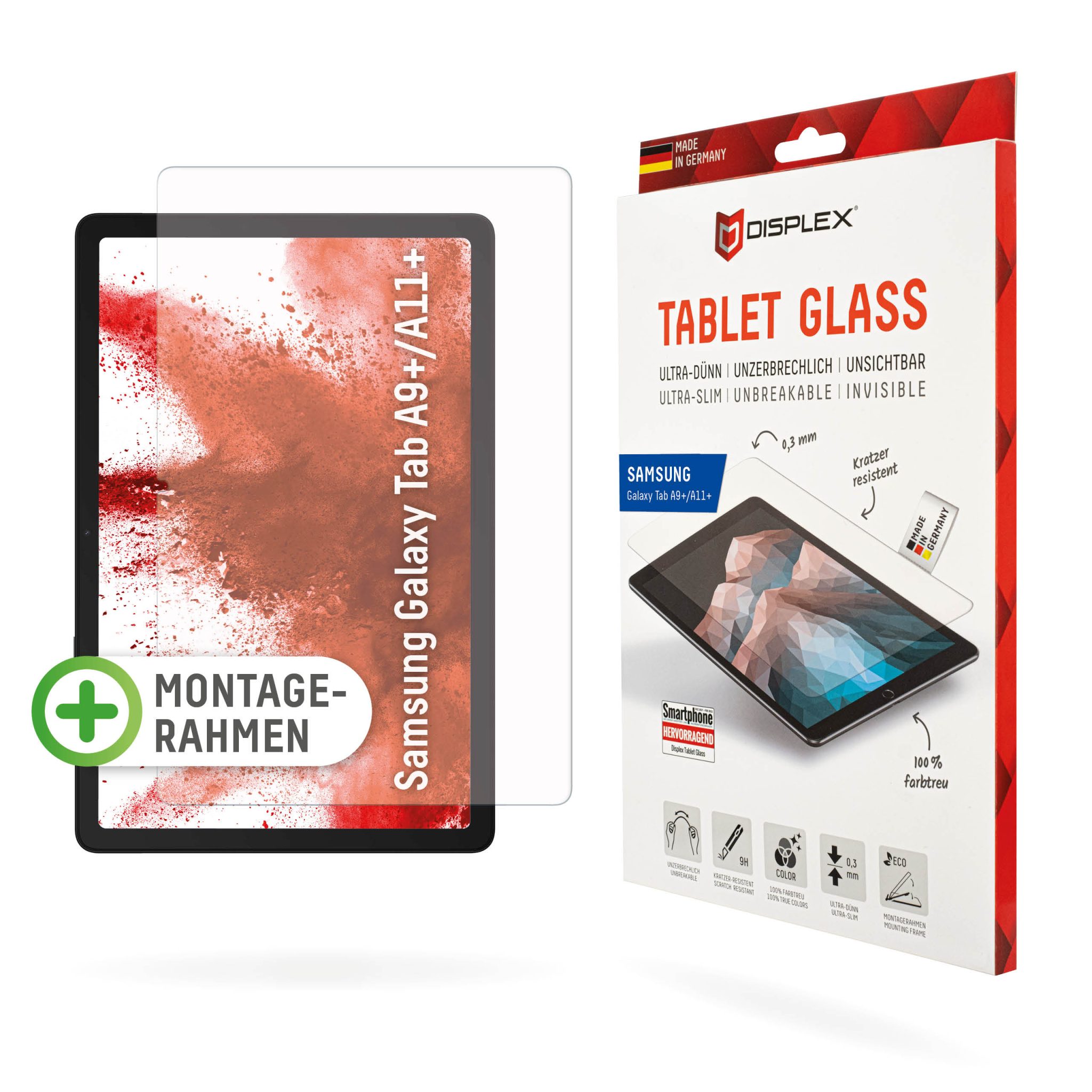 DISPLEX Panzerglas Samsung Galaxy Tab A9+/A11+ DISPLEX Panzerglas Samsung Galaxy Tab A9+/A11+