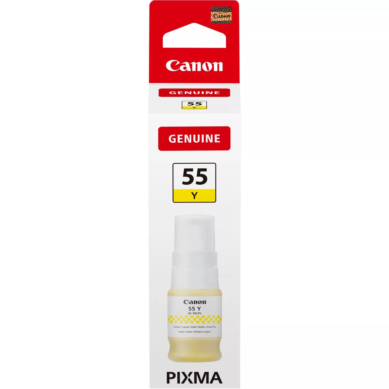 Canon Tintenflasche GI-55Y Gelb (40ml) Canon Tintenflasche GI-55Y Gelb (40ml) – Bild 2