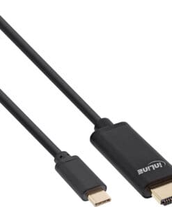 InLine® USB Display Kabel, USB Typ-C Stecker zu HDMI Stecker (DP Alt Mode), 4K2K, 3m