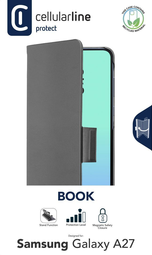 Cellularline Book Case für Samsung A27 5G Black Cellularline Book Case für Samsung A27 5G Black – Bild 2