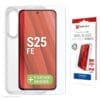 DISPLEX Panzerglas 10H inklusive Handyhülle transparent für Samsung Galaxy S25 FE Das <strong>DISPLEX Tablet Glass</strong> kombiniert konventionelles Panzerglas mit innovativer, unzerbrechlicher Premium-PET-Schutzfolie. Mit einer Härte von 9H schützt es zuverlässig vor Kratzern und Schäden, ist ultra-dünn (0,3mm), flexibel und unzerbrechlich. Made in Germany, bietet es uneingeschränkte Funktionalität, Farbbrillanz und Hüllenkompatibilität. Dank EASY-ON® Eco-Montagerahmen ist die Montage blasenfrei und umweltfreundlich.