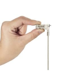 Kensington Slim NanoSaver 2.0 EQ Kabelschloss Silber 1,8 m Kensington Slim NanoSaver 2.0 EQ Kabelschloss Silber 1,8 m – Bild 3