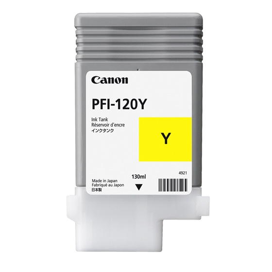 Canon PFI120Y IPF Tinte Gelb 130ml Canon PFI120Y IPF Tinte Gelb 130ml