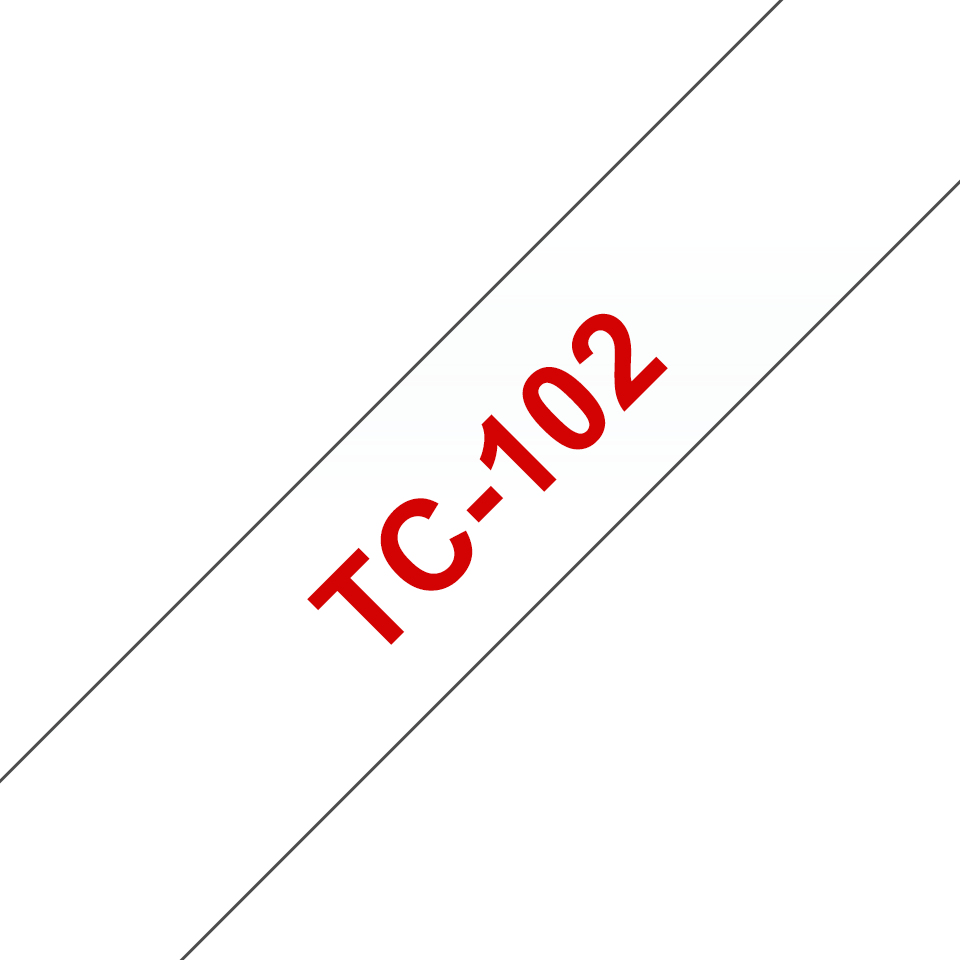 Brother Schriftband TC-102 (lam.) Rot auf Gold 12mm x 7,7m Brother Schriftband TC-102 (lam.) Rot auf Gold 12mm x 7,7m